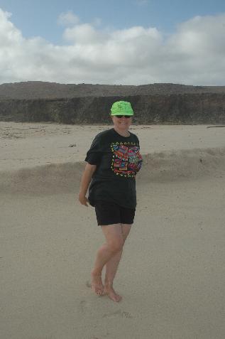 Kathy on Beach